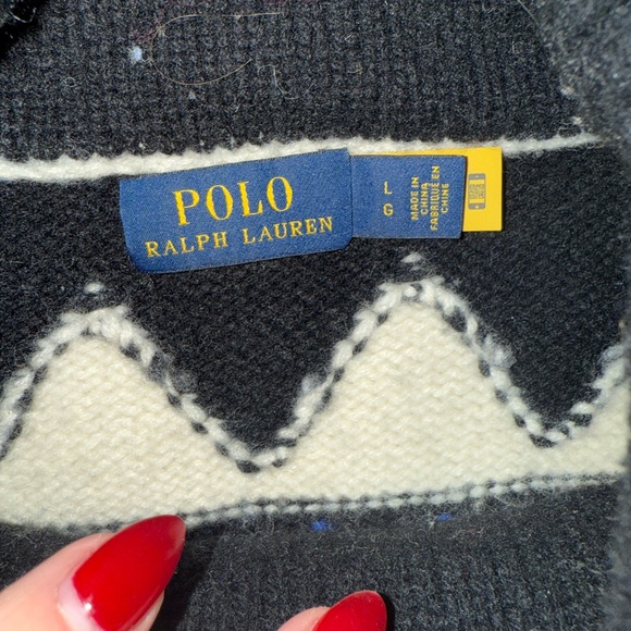 Polo Ralph Lauren Geo Motif Turtleneck Sweater - Picture 2 of 7